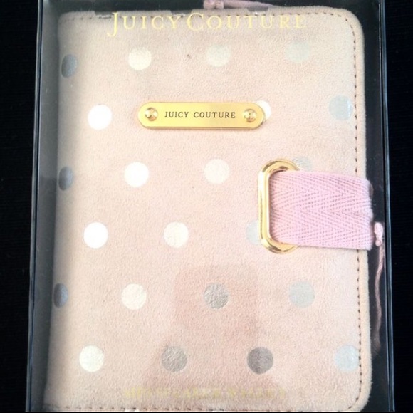 Y2K JUICY COUTURE MP3 Speaker player Wallet Planner PINK POLKA DOT - Picture 2 of 6
